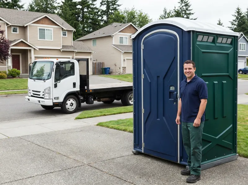 Construction Site Portable Toilet Rental in Tacoma, WA