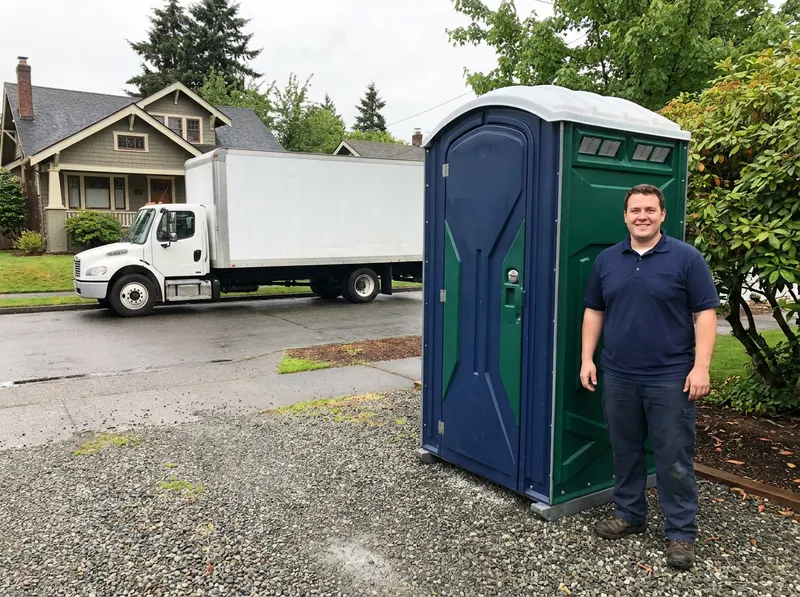 Deluxe Flushing Portable Toilet Rental in Tacoma, WA